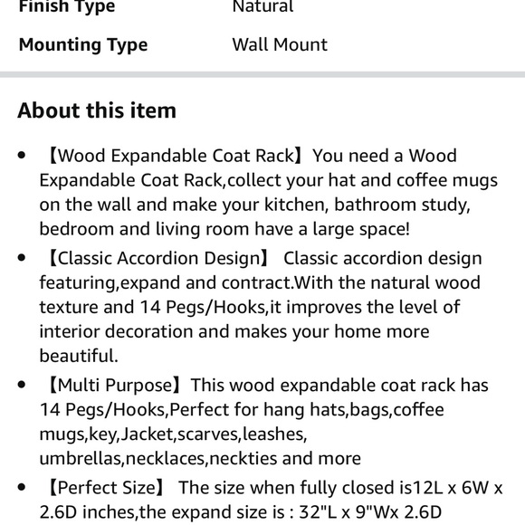 Expandable Coat Rack Hanger - Picture 3 of 3